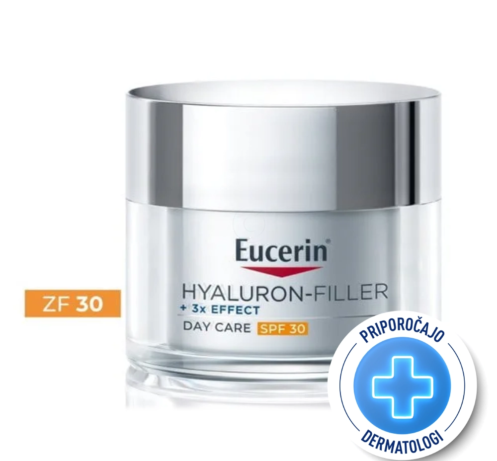 Eucerin Hyaluron-Filler, dnevna krema za vse tipe kože - ZF 30 (50 ml)